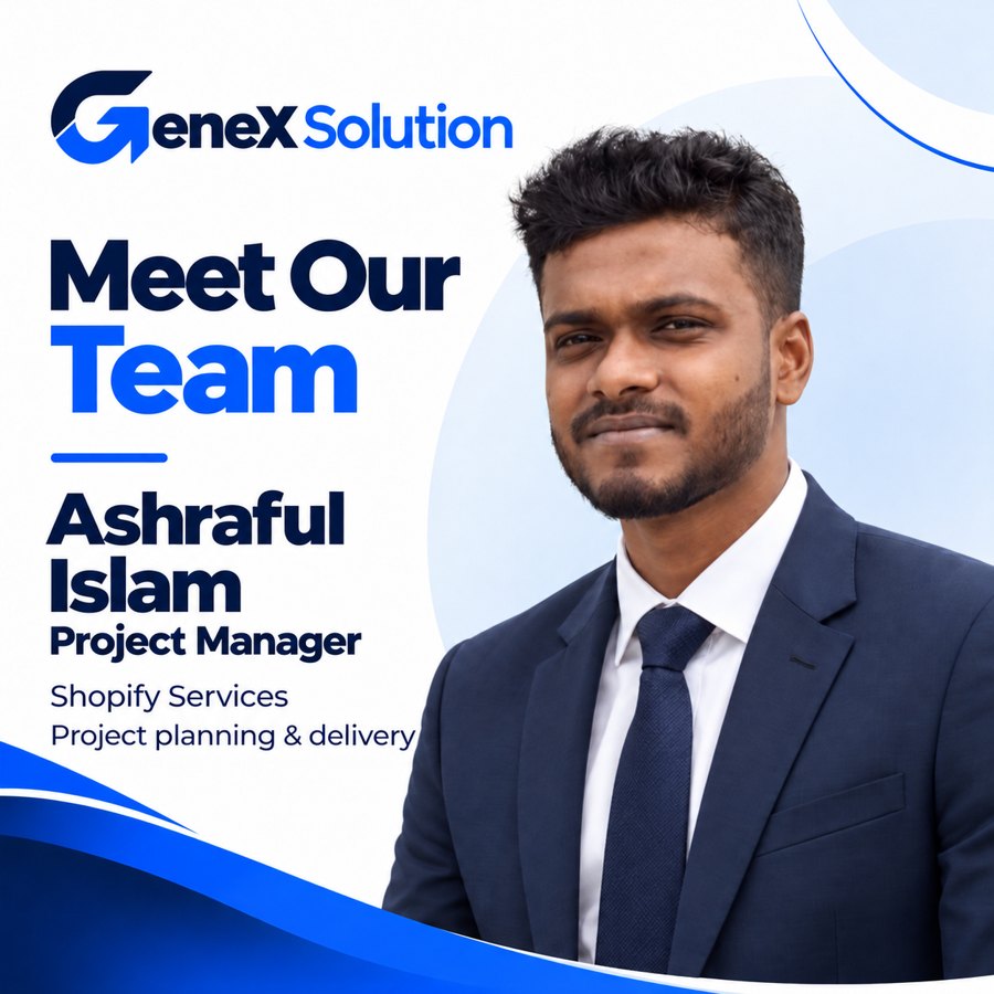Ashraful Islam, Project Manager at Genex Solution