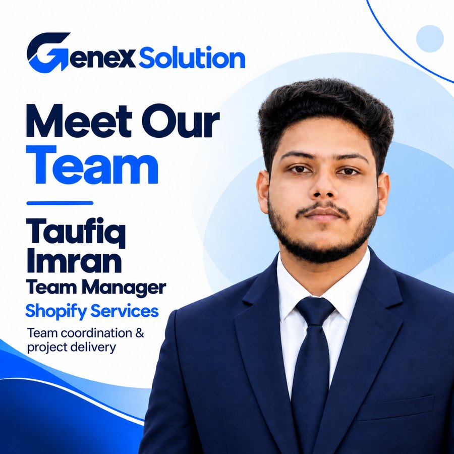 Taufiq Imran, Team Manager at Genex Solution