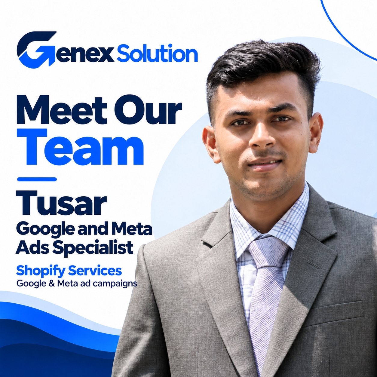 Tusar – Google and Meta Ads Specialist at Genex Solution